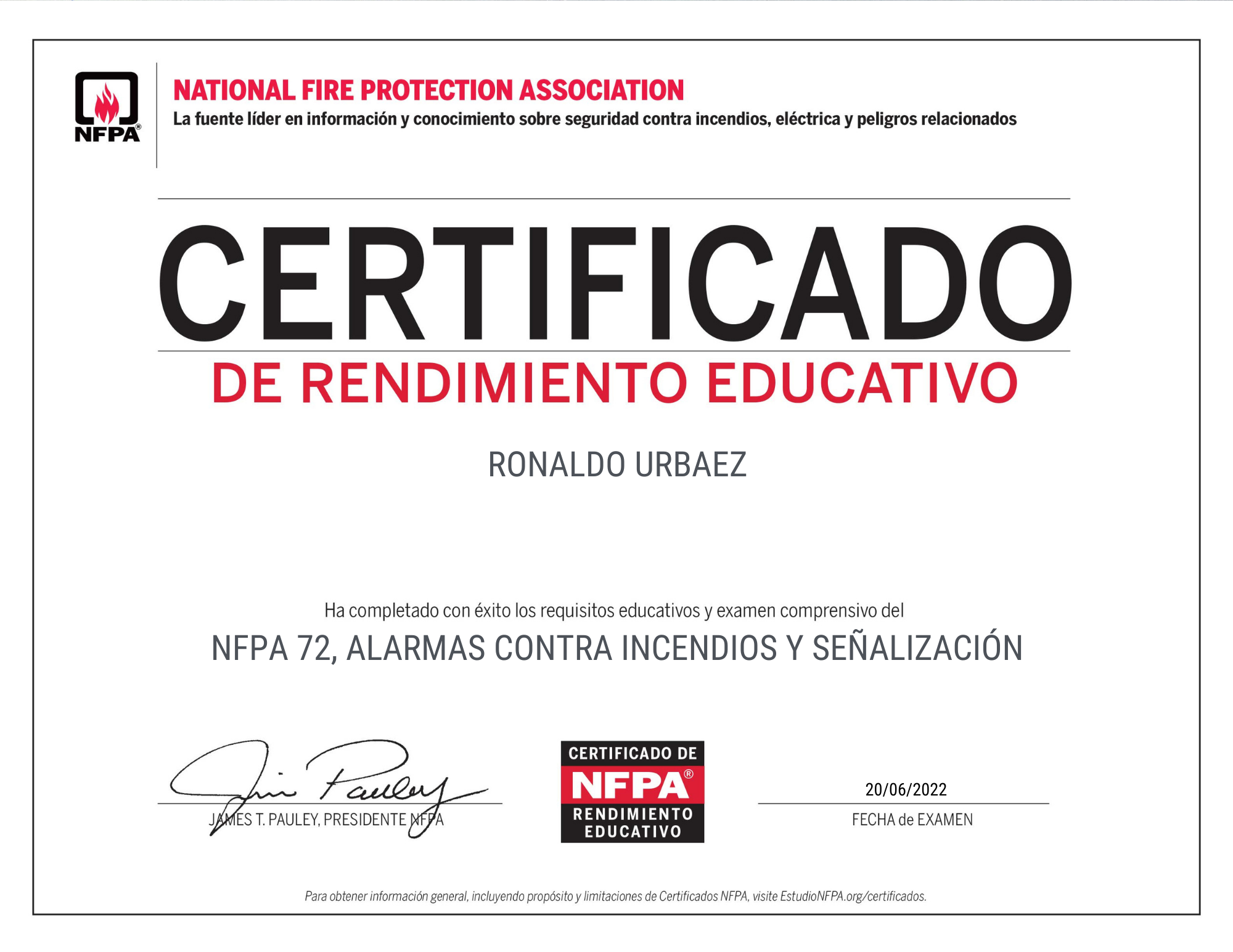 Certificado Riesgos 4